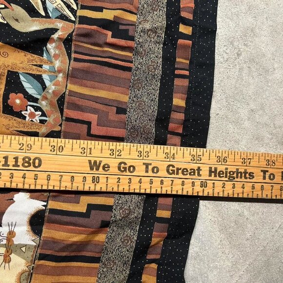 Vintage Haggerty Artwear Midi Animal Safari Printed Skirt Size Small - Picture 6 of 7